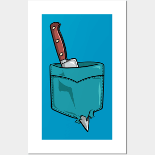 Pocket knife Posters and Art